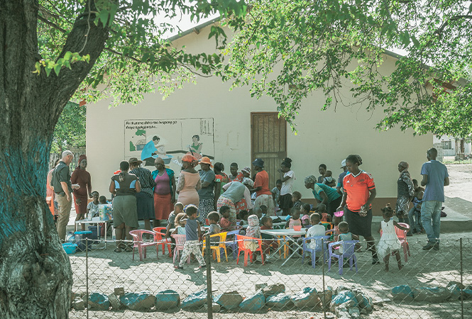 Giving back with feed a child Botswana