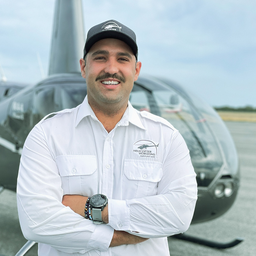 Helicopter pilot Alexander