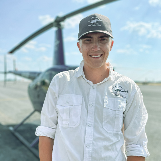 Helicopter pilot Brendon