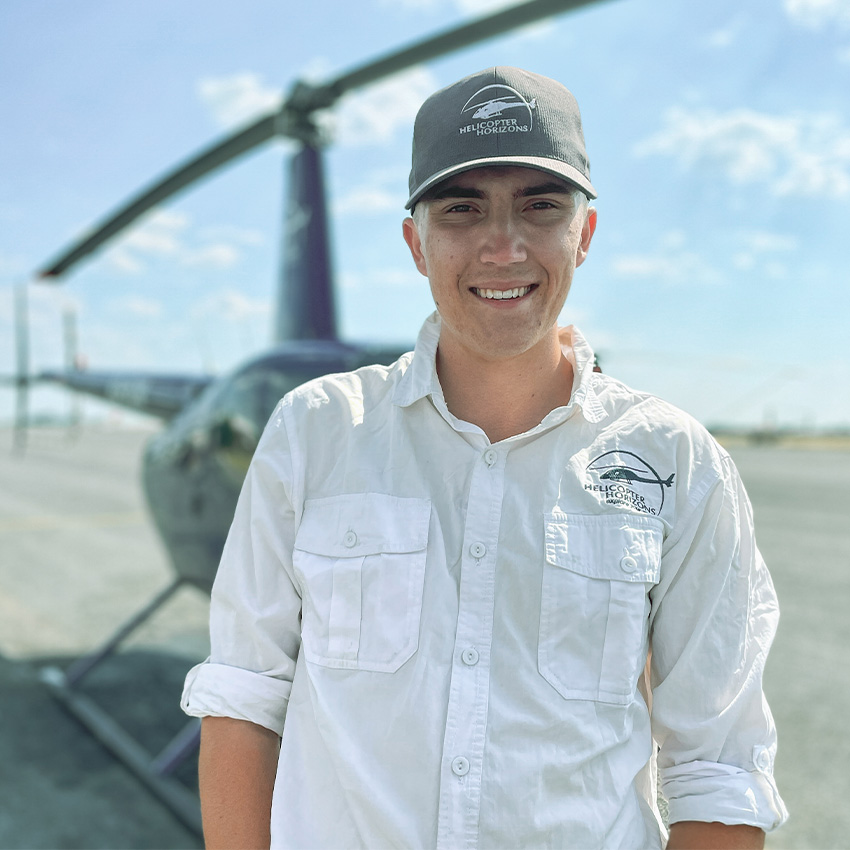 Helicopter pilot Brendon