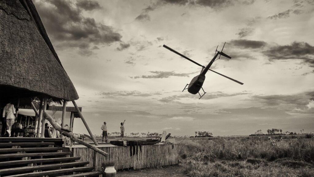 Helicopter Safaris across Botswana